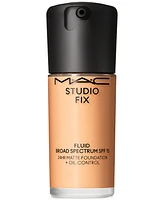 Mac Studio Fix Fluid Spf 15 24Hr Matte Foundation + Oil Control, 1 oz.