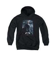 Batman V Superman Boys Youth Supe Poster Pull Over Hoodie / Hooded Sweatshirt