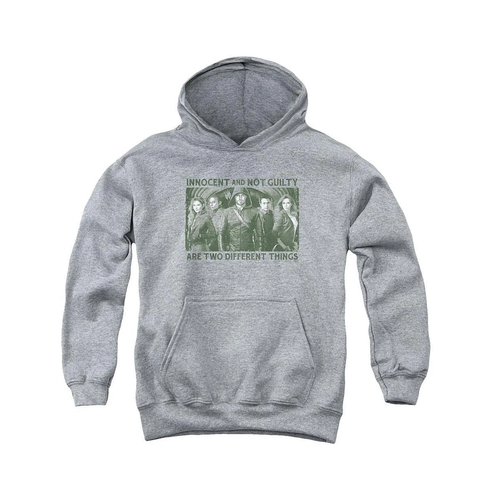 Arrow Boys Youth Not Guilty Pull Over Hoodie / Hooded Sweatshirt