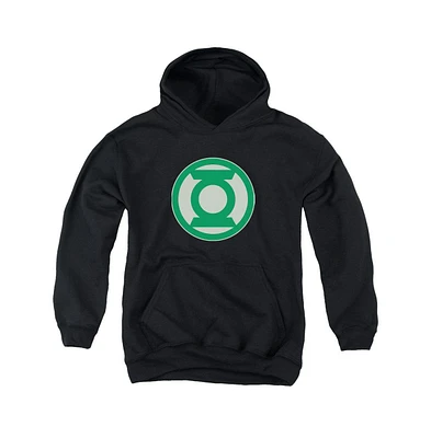 Green Lantern Youth Symbol Pull Over Hoodie / Hooded Sweatshirt