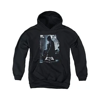 Batman V Superman Boys Youth Bat Poster Pull Over Hoodie / Hooded Sweatshirt