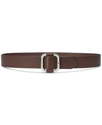 Lauren Ralph Women's Slide-Buckle Leather Belt