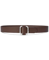 Lauren Ralph Women's Slide-Buckle Leather Belt