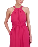 Vince Camuto Women's Chiffon Halter-Neck Wide-Leg Jumpsuit