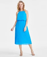 Sam Edelman Women's Blouson Pleated Midi Dress