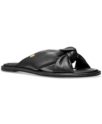 Michael Kors Elena Knotted Slide Sandals