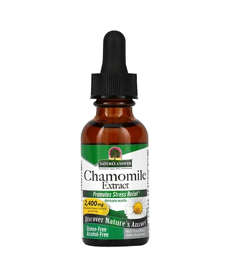 Nature's Answer Chamomile Extract Alcohol Free 2 400 mg 1 fl oz (30 ml) (1 - 200 mg per