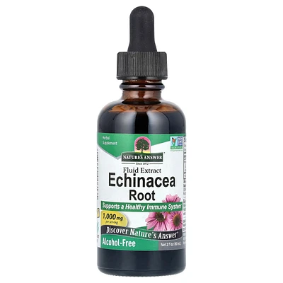 Nature's Answer Echinacea Root Fluid Extract Alcohol-Free 1 000 mg - 2 fl oz (60 ml) - Assorted Pre