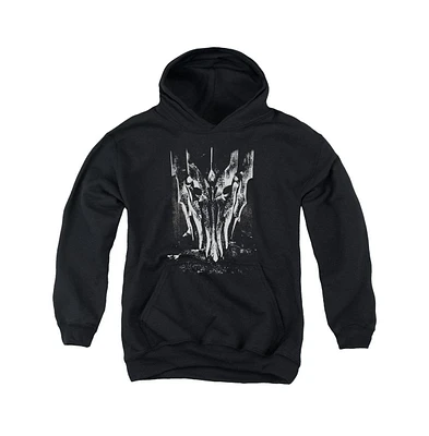 Lord Of The Rings Boys Youth Sauron Head Pull Over Hoodie / Hooded Sweatshirt