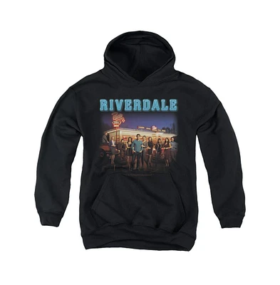 Riverdale Boys Youth Up At Pops Pull Over Hoodie / Hooded Sweatshirt