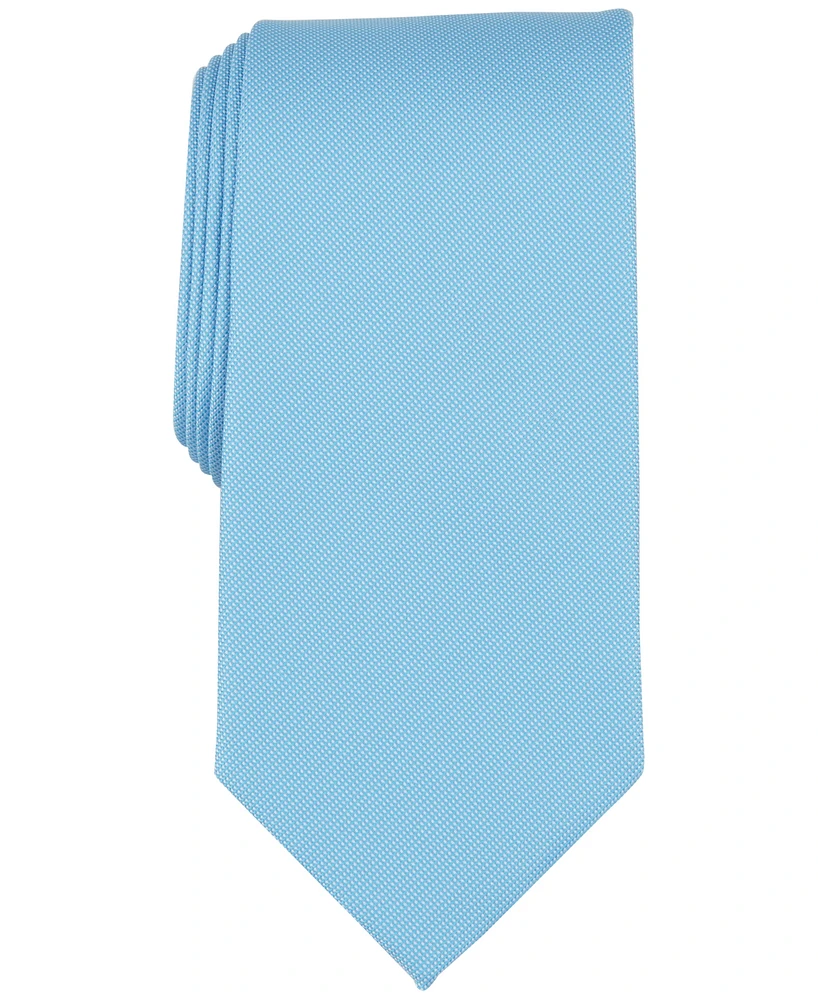 Club Room Men's Beech Solid Textured Tie, Created for Macy's