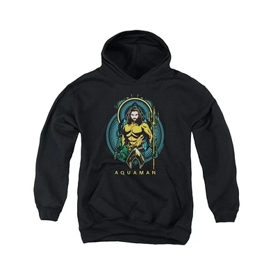 Aquaman Movie Boys Youth Nouveau Pull Over Hoodie / Hooded Sweatshirt