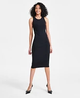 Bar Iii Women's Ribbed Bodycon Midi Tank Dress, Created for Macy's