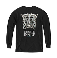 Supernatural Boys Youth Hunter Inside Long Sleeve Sweatshirt