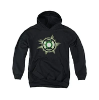 Green Lantern Youth Glow Pull Over Hoodie / Hooded Sweatshirt