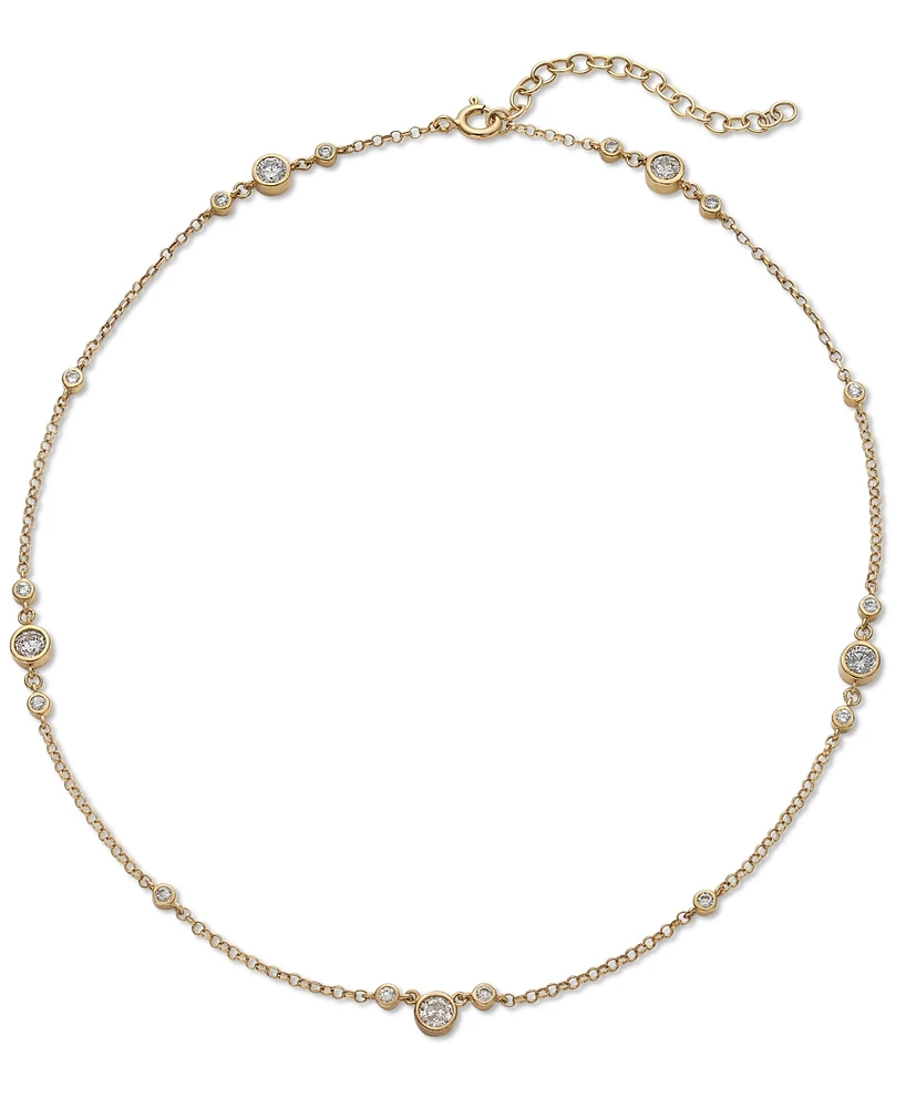 Misayo House 18k Gold Vermeil 16" Bezel Necklace