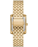 Michael Kors Women's Emery Three-Hand -Tone Stainless Steel Watch 27mm x 33mm