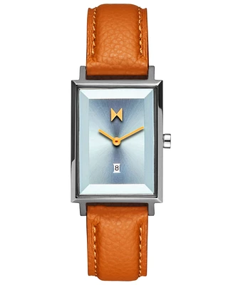 Mvmt Women's Quartz Signature Square Tan Leather Watch 24mm