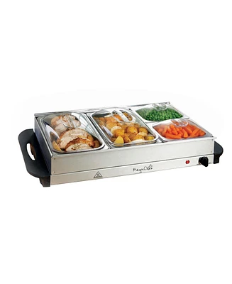 MegaChef 4 Section Buffet Server Food Warmer