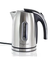 MegaChef 1.2 Quart Steel Electric Tea Kettle