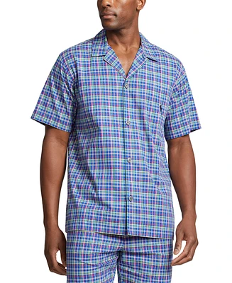 Polo Ralph Lauren Men's Collared Plaid Sleep Shirt