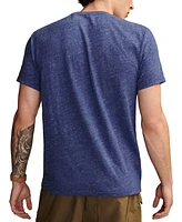 Lucky Brand Men's Linen Short Sleeve Pocket Crew Neck Tee Shirt