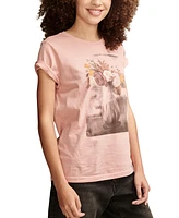 Lucky Brand Women's Floral Vase Classic Cotton Crewneck T-Shirt