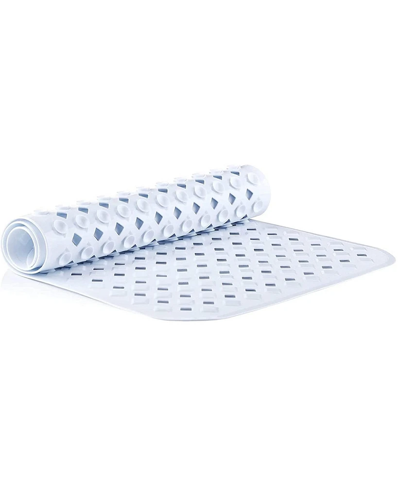 TranquilBeauty Non-Slip Bath Mat with Suction Cups Machine-Washable, Latex-Free Shower Mat Ideal for Elderly & Children