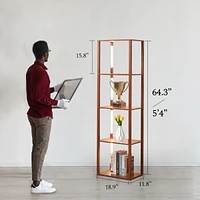 Fenlo Fancy Plus - Led Display Shelf Floor Lamp with 3 Brightness Levels