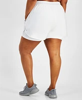 Id Ideology Plus 3-In-1 Running Shorts, Created for Macy's