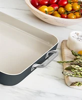 GreenPan Rio Healthy Ceramic Nonstick 18" x 11" Double Burner Griddle Pan
