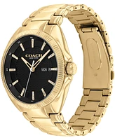 Coach Men's Jackson Gold-Tone Stainless Steel Watch 45mm