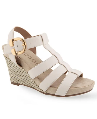 Aerosoles Women's Paige Buckle Strap Wedge