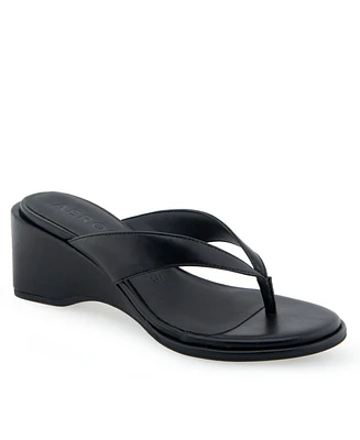 Aerosoles Women's Nero Wedge Flip Flop Sandals