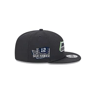 Men's New Era Seattle Seahawks 2024 Nfl Draft 9FIFTY Snapback Hat