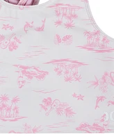 Hurley Big Girls Crossback Tankini Set