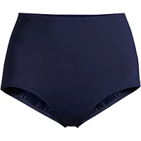 Lands' End Plus Tummy Control Tugless High Waisted Bikini Swim Bottoms