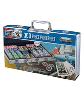 Masterpieces Casino Style 300 Piece Poker Chip Set - Route 66 Theme