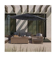 Casainc 11 Ft Offset Cantilever Patio Umbrella