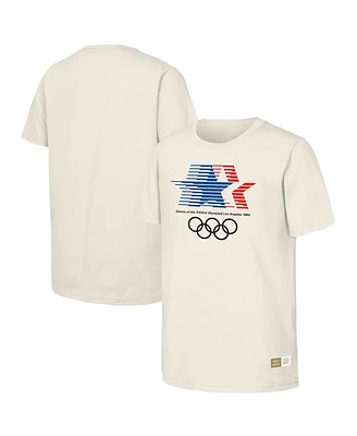 Men's Natural 1984 Los Angeles Games Olympic Heritage T-shirt