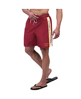 Men's G-iii Sports by Carl Banks Burgundy Washington Commanders Streamline Volley Swim Shorts