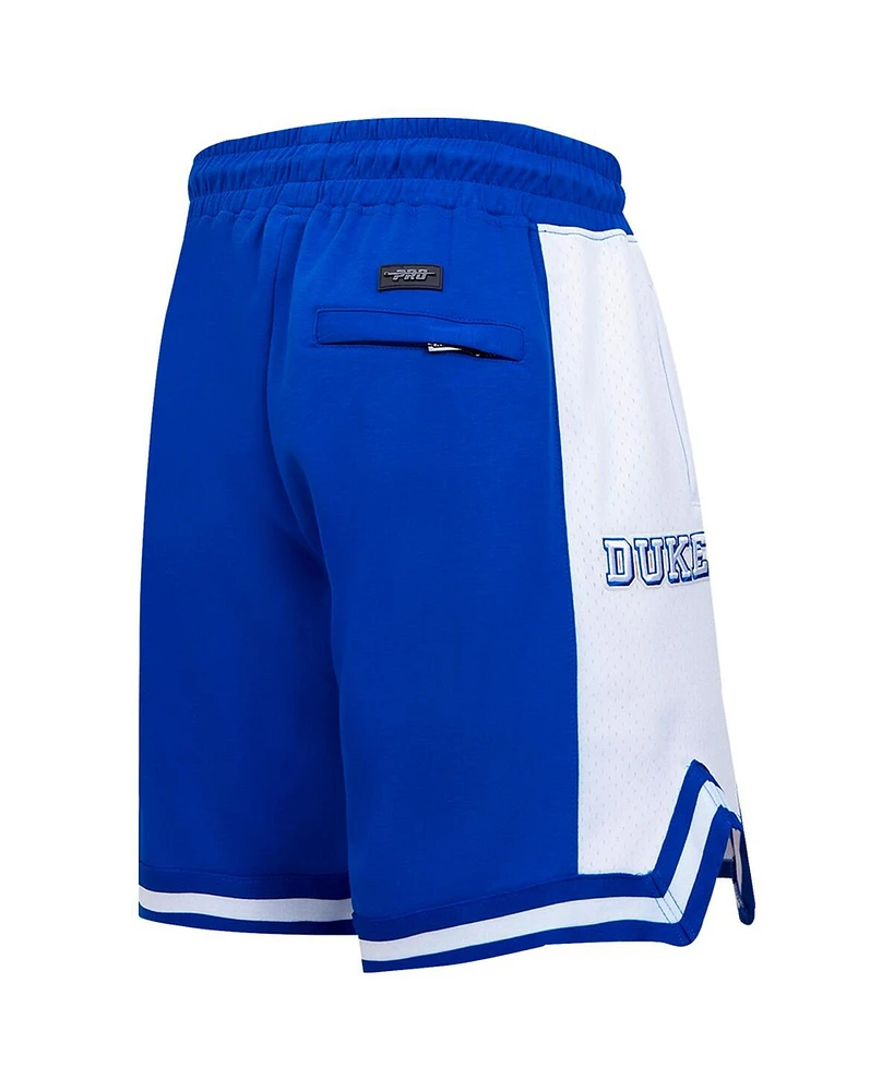 Men's Pro Standard Royal Duke Blue Devils Script Tail Dk 2.0 Shorts