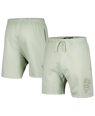 Men's Pro Standard Light Green San Francisco Giants Neutral Fleece Shorts