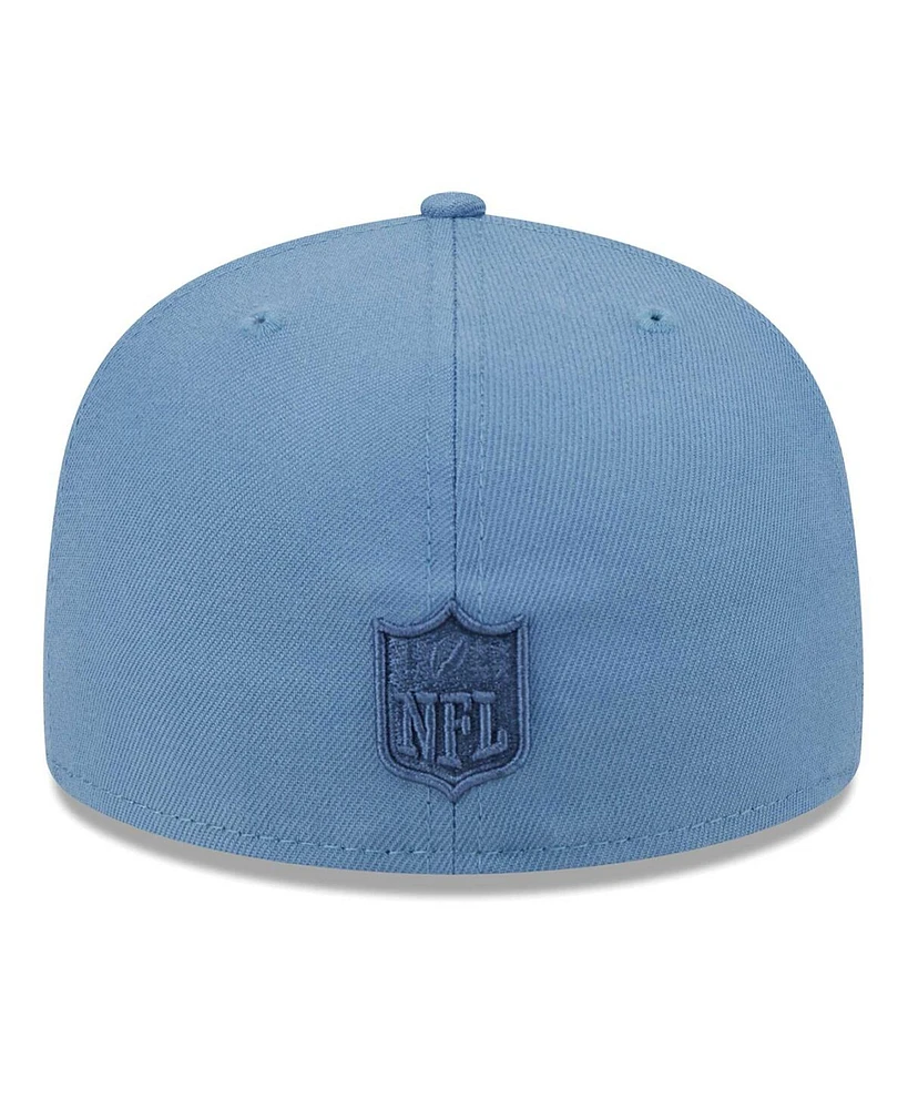 Men's New Era Blue Denver Broncos Color Pack 59FIFTY Fitted Hat