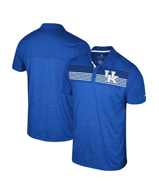 Men's Colosseum Royal Kentucky Wildcats Big and Tall Langmore Polo Shirt
