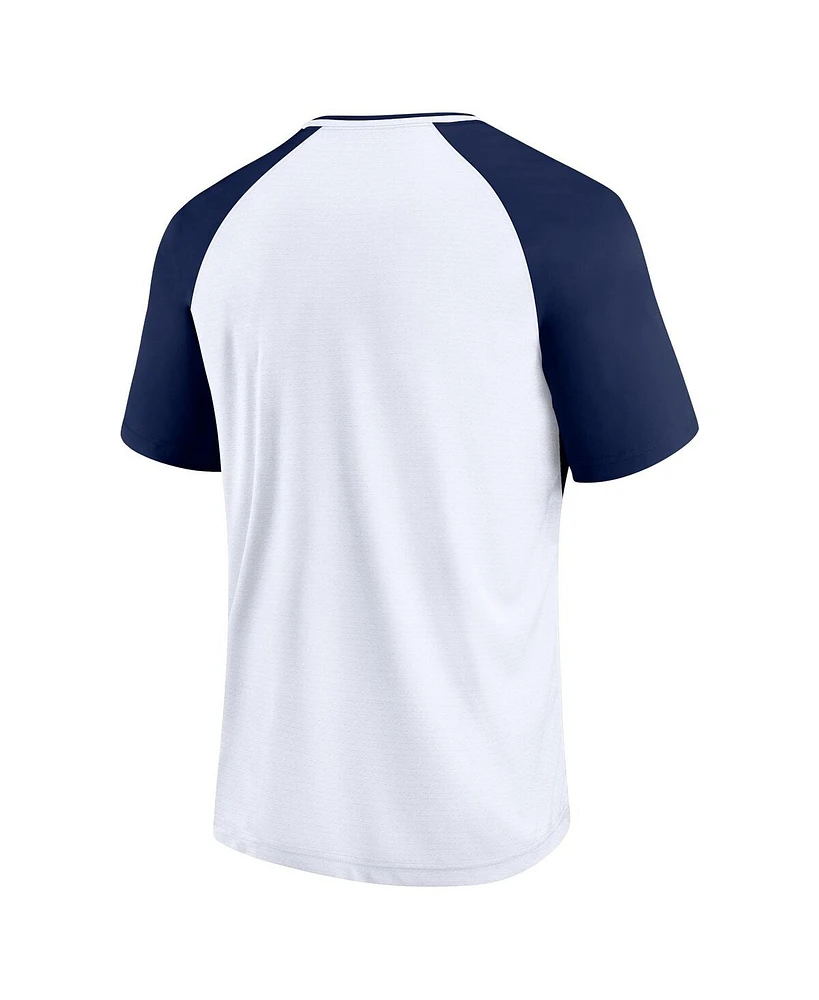 Men's Fanatics Navy Sporting Kansas City Attacker Raglan T-shirt