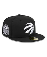 Men's New Era Black Toronto Raptors Evergreen 59FIFTY Fitted Hat