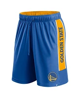 Men's Fanatics Royal Golden State Warriors Game Winner Defender Shorts