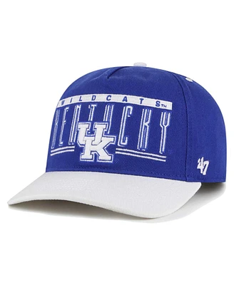 Men's '47 Brand Royal Kentucky Wildcats Double Header Hitch Adjustable Hat