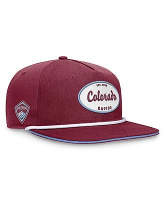 Men's Fanatics Garnet Colorado Rapids Iron Golf Snapback Hat